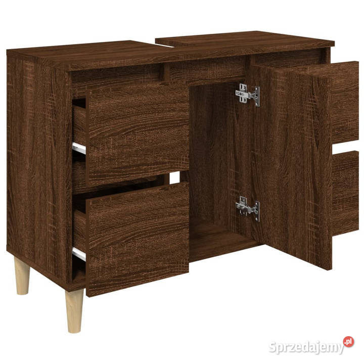 Szafka pod umywalkę brązowy dąb 80x33x60 Warszawa