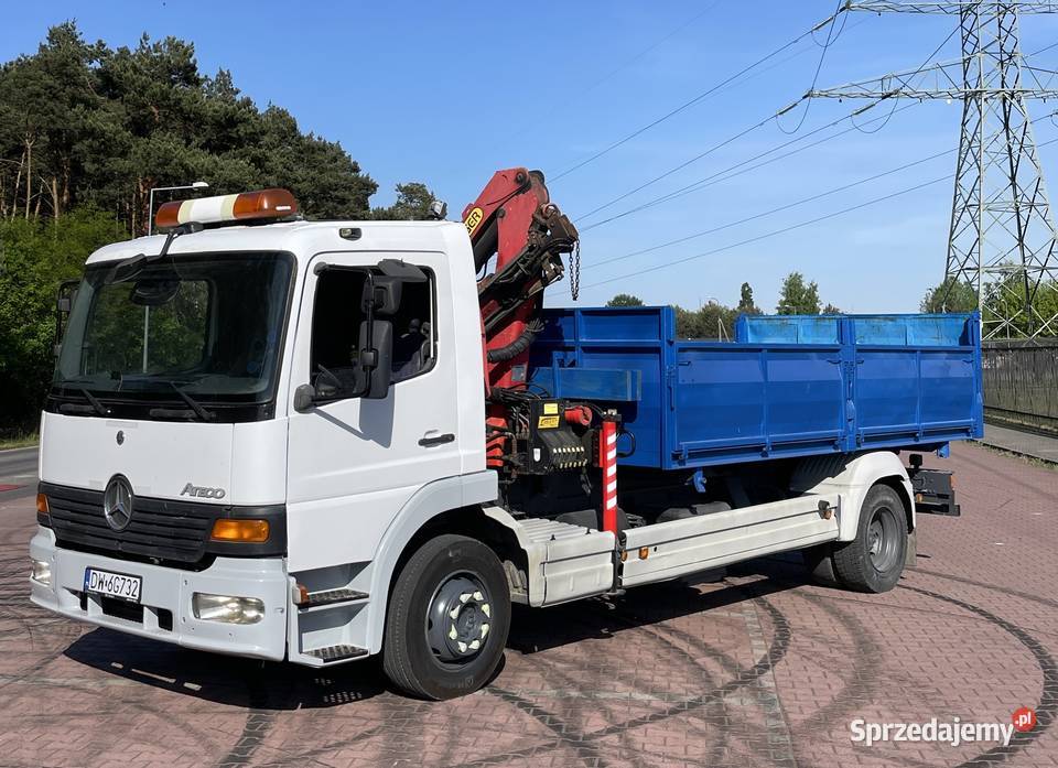WYWROTKA MERCEDES ATEGO 1218 HDS PALFINGER Rok produkcji 2002 Warszawa