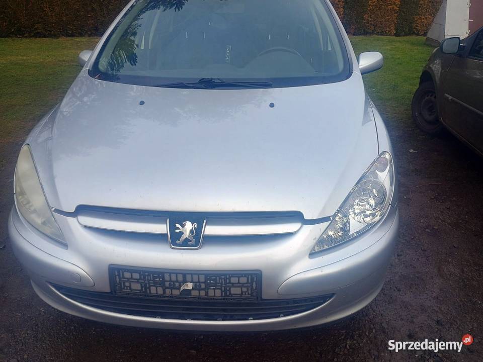 Peugeot 307 KOMPLETNY przód Zderzak Lampy Zestawy części blacharskich śląskie Tychy