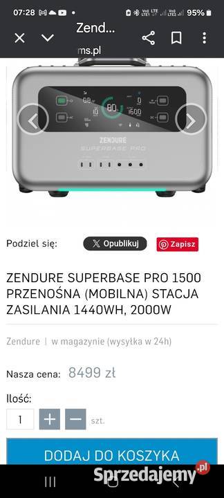 Magazyn energi 1800w Chmielów sprzedam