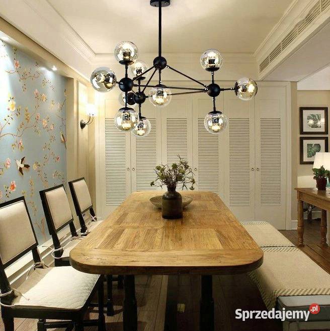 Lampa sufitowa wisząca LOFT Industrial 10 kul podlaskie Choroszcz sprzedam