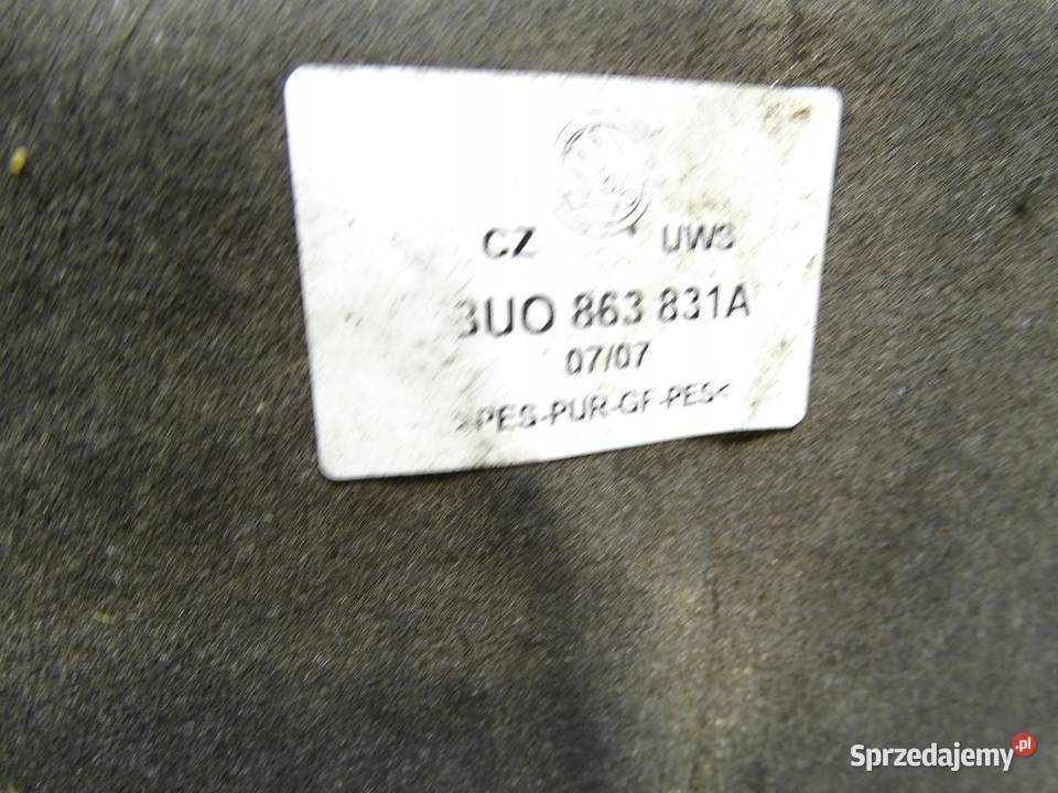 WYGŁUSZENIE PODBITKA MASKI SKODA SUPERB I