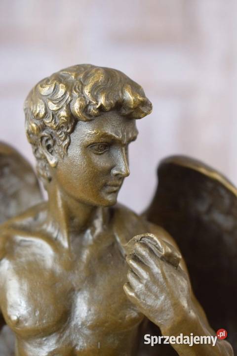 Dawid ze Skrzydłami Anioł Akt Rzeźba z Brązu małopolskie sprzedam
