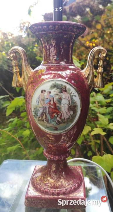 Lampa Empire Ware England z 2 uchwytami
scenką w Pabianice