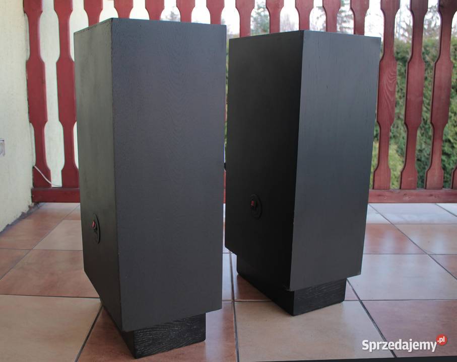 Kolumny Altus 75 klasyka czarny fornir stan