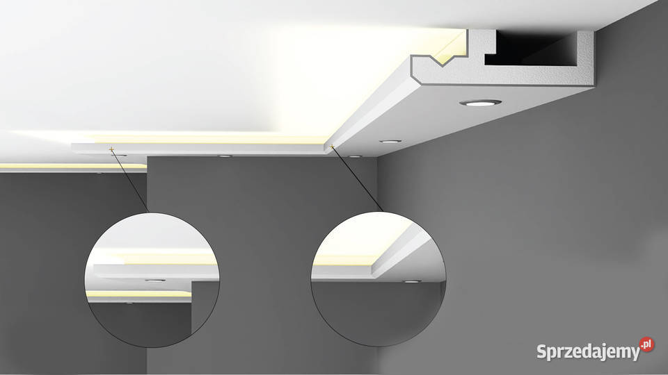 gzyms halogenowy LU4A sztukateria led utwardzany Warszawa sprzedam