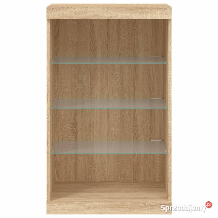 Szafka z oświetleniem LED dąb sonoma 605x37x100 mazowieckie Warszawa