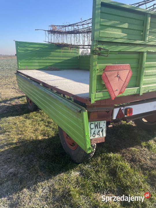 Przyczepa 4 t sztywna nieuszkodzony Lubraniec