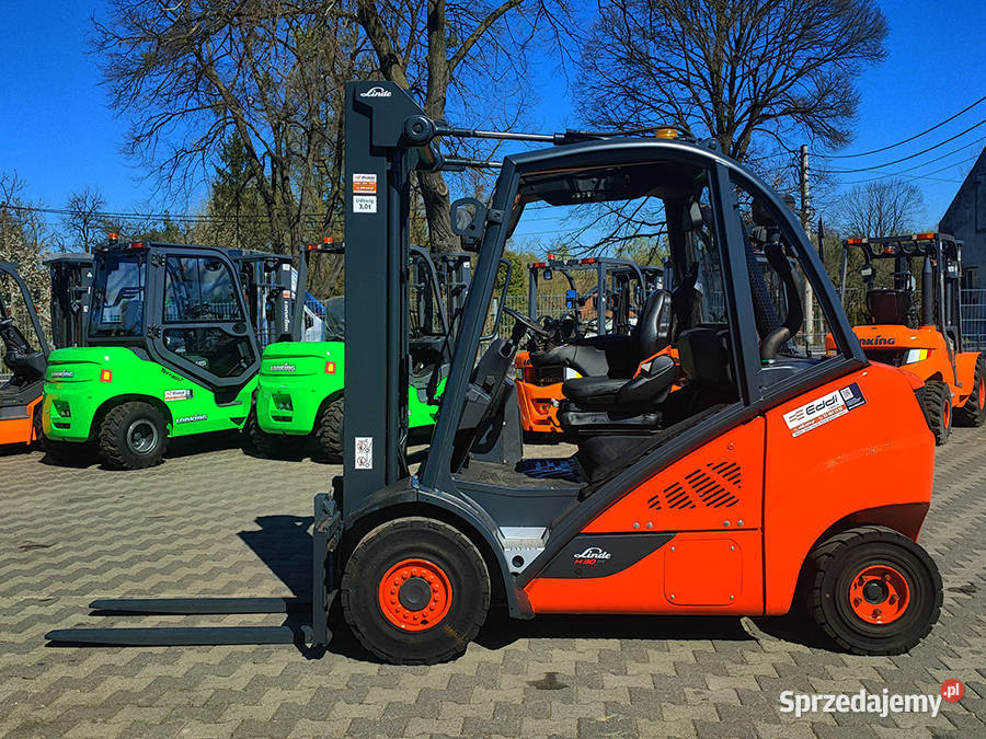 Wózek widłowy Linde H30D02 diesel 3 tony triplex Kęty