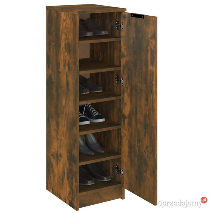 Szafka na buty przydymiony dąb 30x35x100 mazowieckie Warszawa