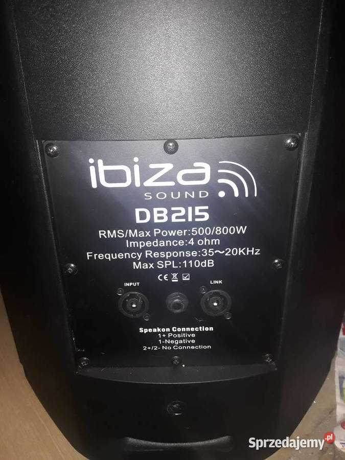 Sprzedam dwie nieużywane kolumny IBIZA DB 215 A mikserym nagłośnienie Bytom sprzedam