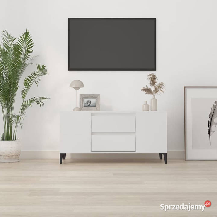 Szafka pod TV biała 102x445x50 materiał Dom i Ogród Warszawa