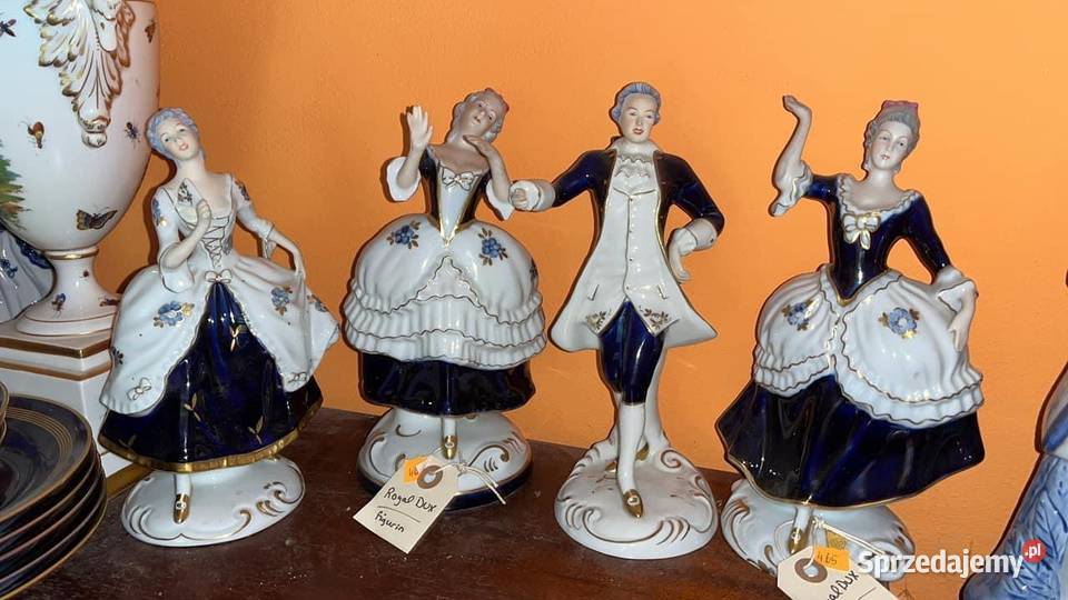 Dama z wachlarzem Figurka Royal Dux Gdańsk sprzedam