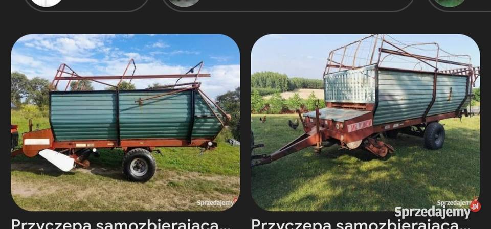 Przyczepa samozbierająca Kunów lubelskie