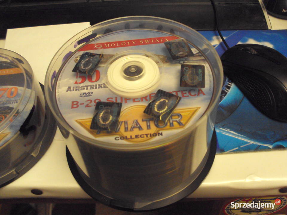 70 płyt DVD kolekcji o lotnictwie AVIATOR Filmy Lublin
