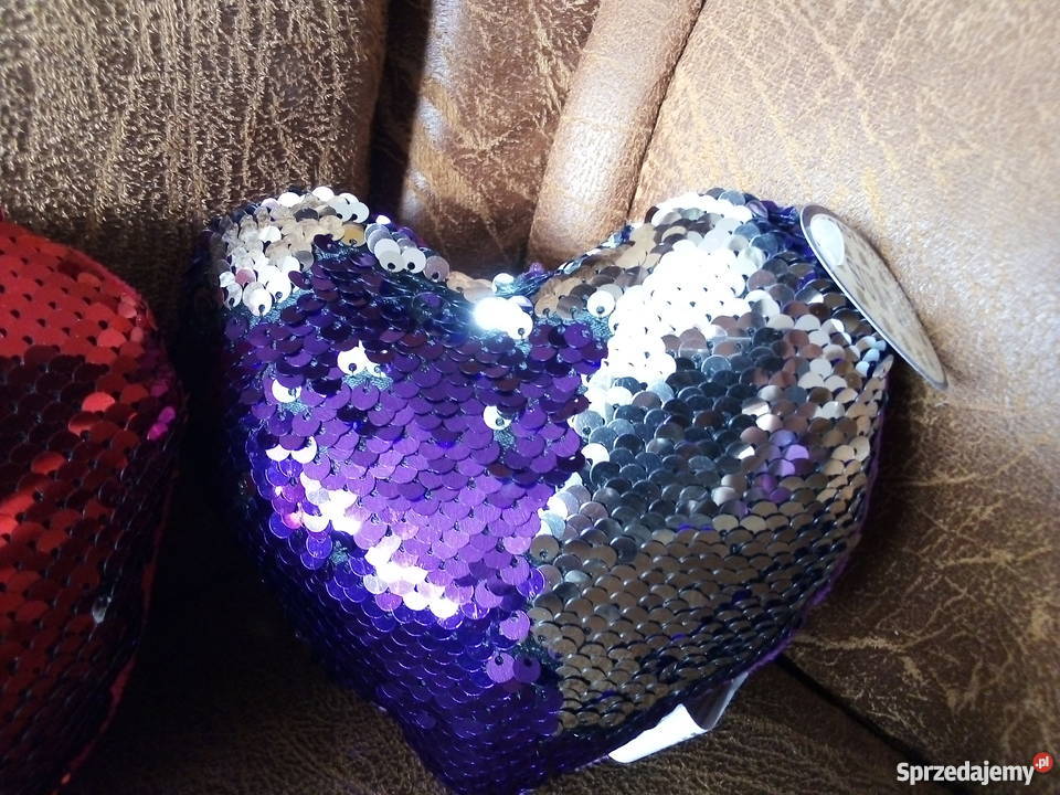 Serduszka odwracane cekiny Nowe małopolskie Olkusz