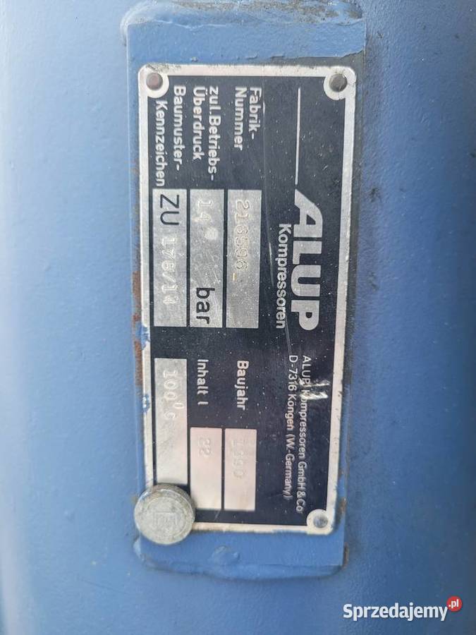 Sprężarka śrubowa Alup SCK 2010 Miastko
