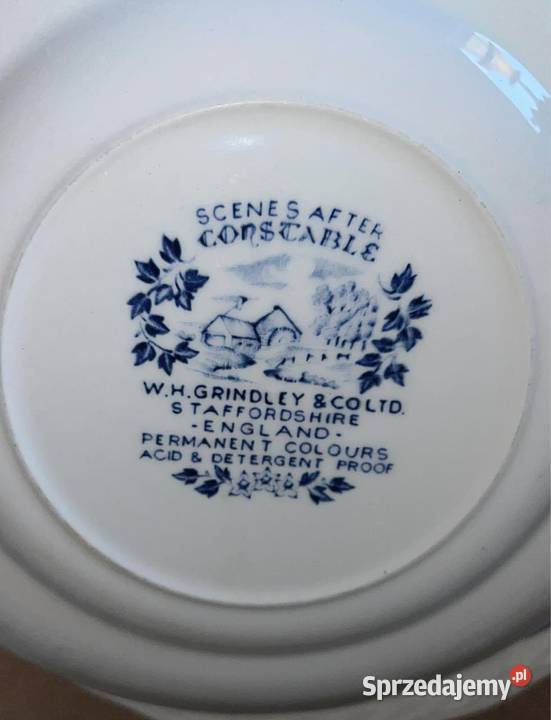 Talerzyk Staffordshire England Porcelana i szkło Gdańsk