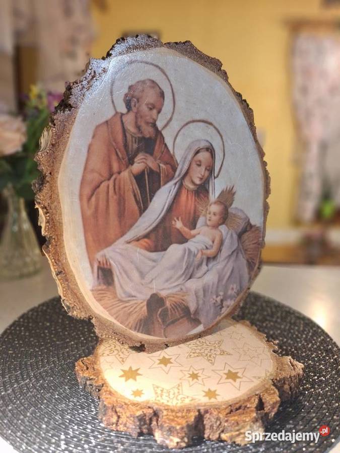 Szopka Bożonarodzeniowe z drewna Strzyżów