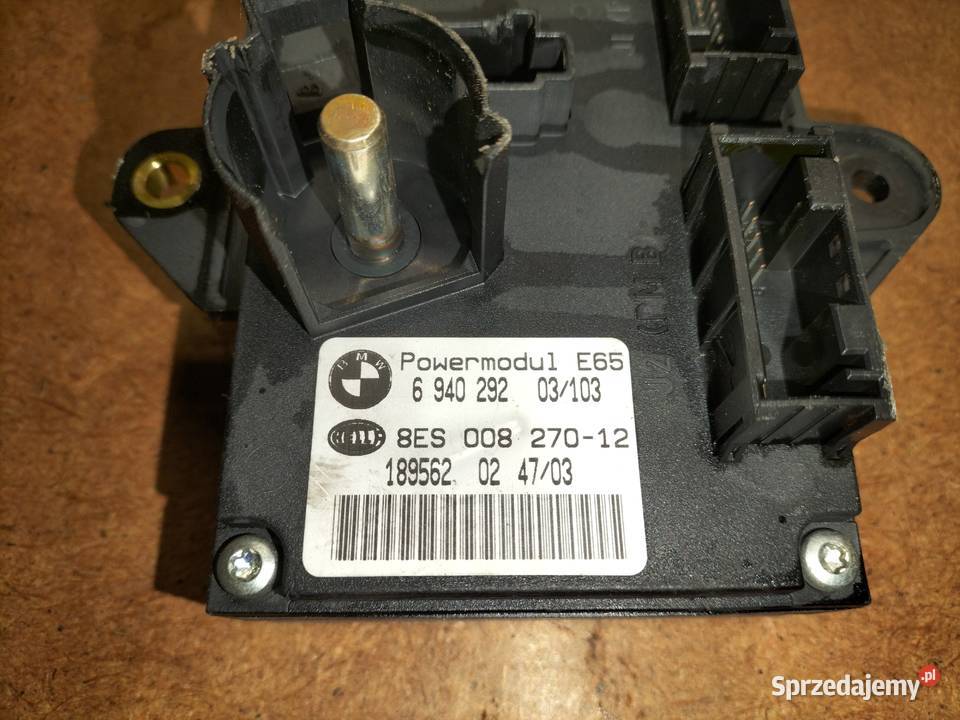 Moduł mocy elektrycznej BMW E65 E66 Poręba