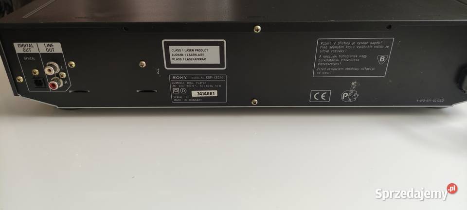Odtwarzacz cd Sony CDPXE210 Kutno