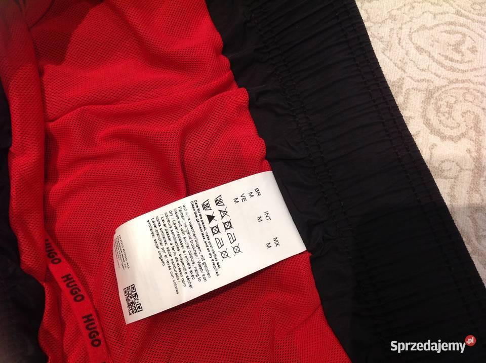 Szorty Kąpielowe Męskie HUGO BOSS M Czarne NOWE Nowa Sól