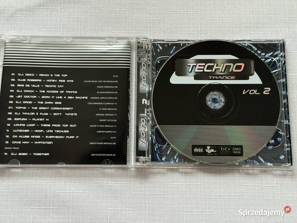Techno Trance vol2plyta CD Lublin
