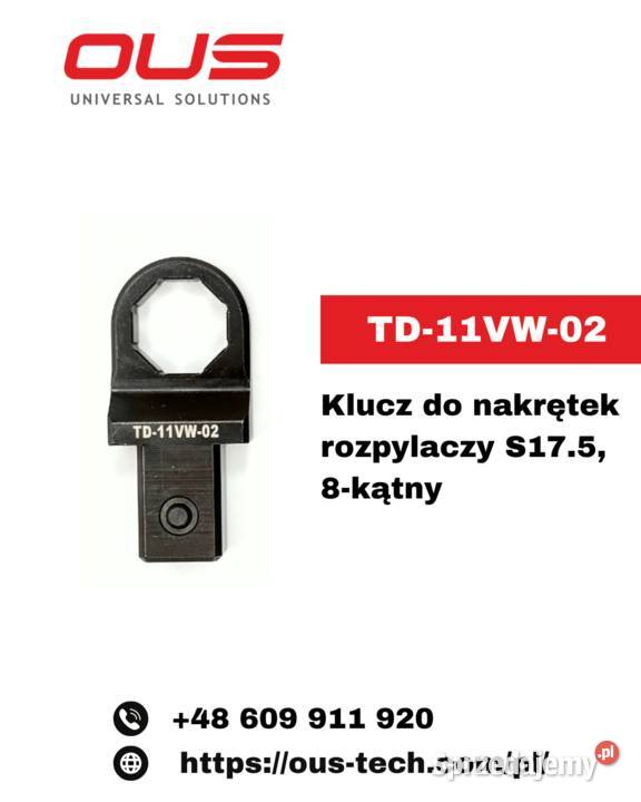 TD11VW02 Klucz nasadowy do nakrętek wtryskiwaczy mazowieckie