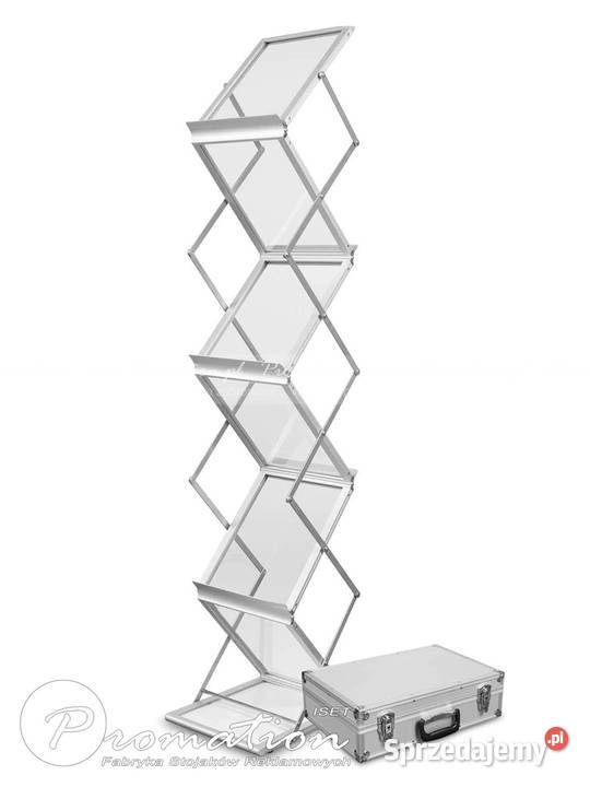 Składane stojaki na foldery ulotki A4 torba mazowieckie Warszawa