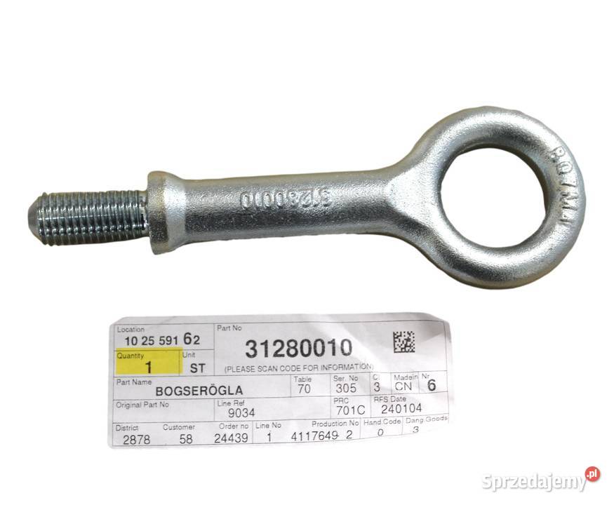 VOLVO C30 hak do holowania wkrecane ucho Bielany Wrocławskie