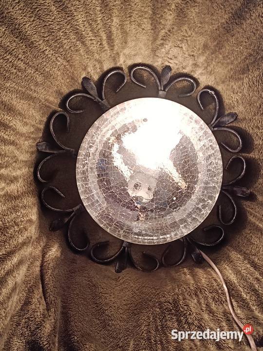 Kinkiety lampy kute metalowe styl loft kujawsko-pomorskie Lipno