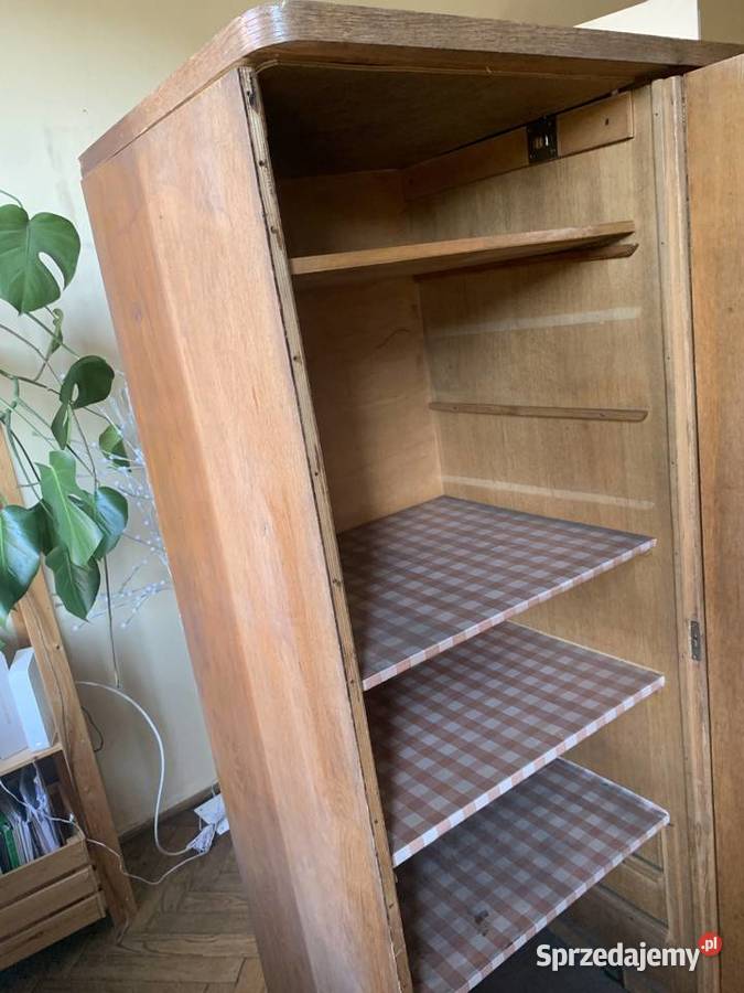 Szafa PRL 1955 Centralny Zarząd Przemysłu 180cm Meble Katowice