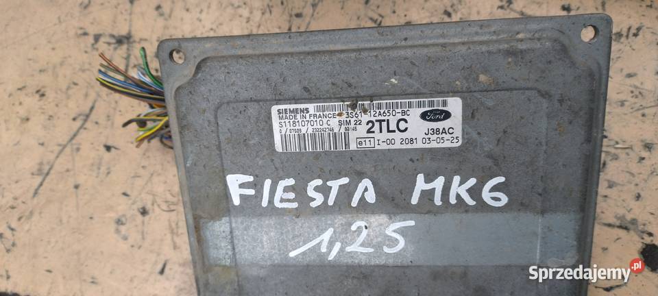 FORD FIESTA MK6 125 komputer sterownik Kielce