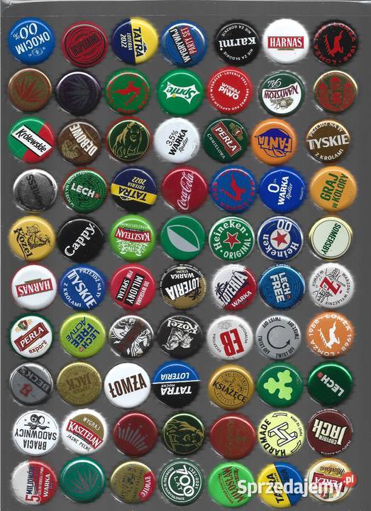 Kapsle polskie piwa i napojów 2 Puławy sprzedam