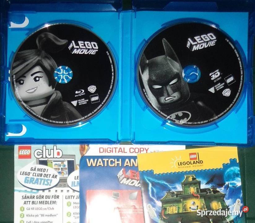 film Bluray The Lego movie 3D English brak Filmy Kultura i Rozrywka