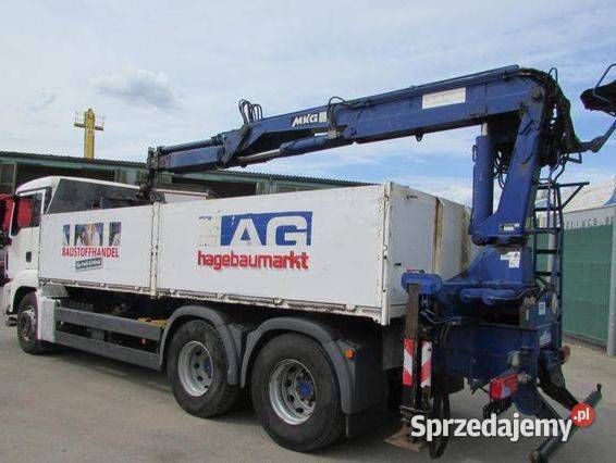 Ciezarowy 6x4 skrzynia z dzwigiem Man TGS Warszawa sprzedam