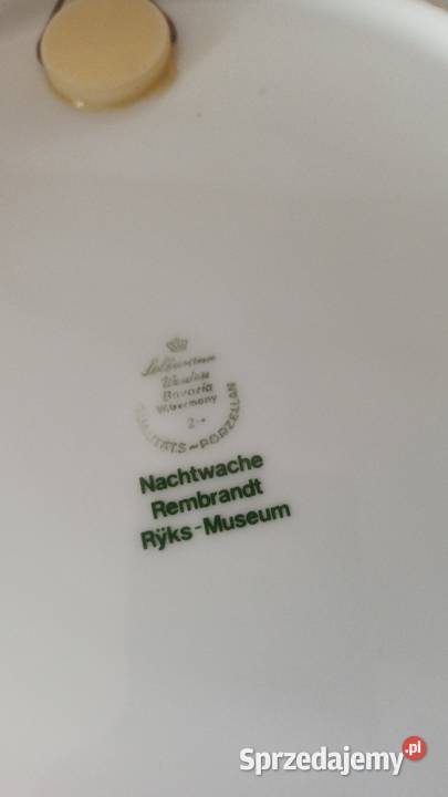 Patera z motywem z obrazu Rembrandta Selltman Gdańsk sprzedam