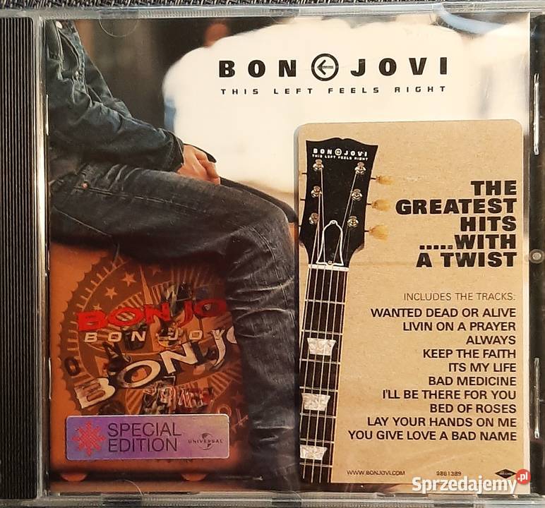 CD BON JOVI This Left Feel Right CD Edycja sprzedam