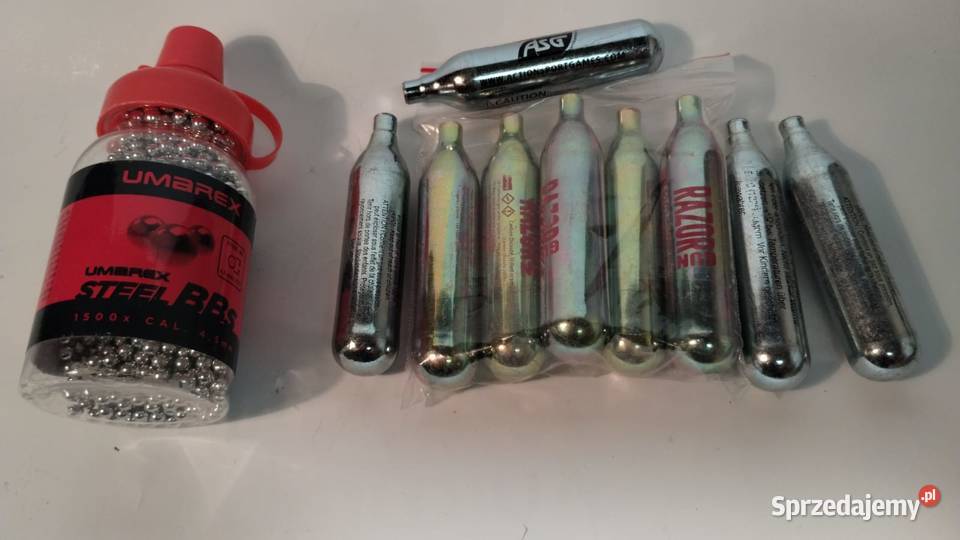 Pistolet na kulki stalowe CO2 replika Beretta Warszawa