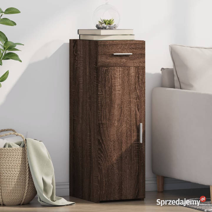 Szafka brązowy dąb 30x425x93 materiał Pozostałe sprzedam