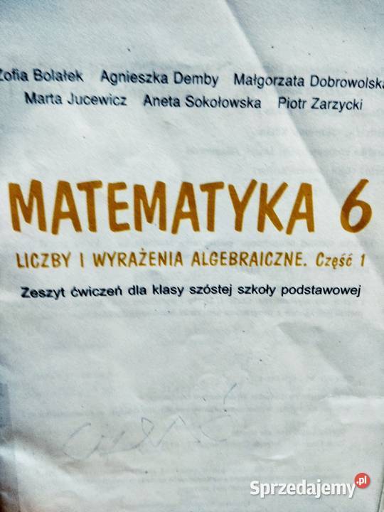 Matematyka 6 GWO ćwiczenia egzaminy olimpiady Warszawa