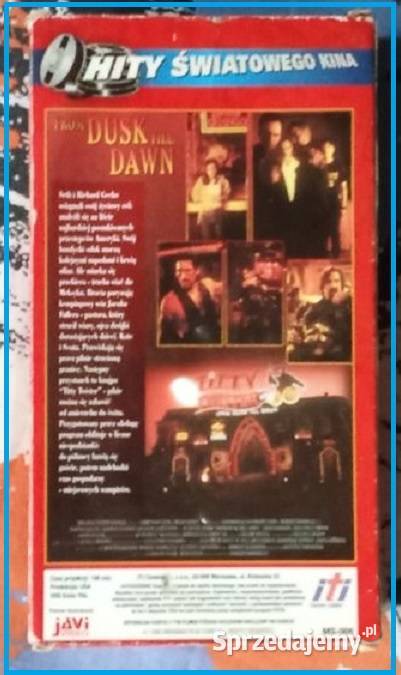Kaseta VHS zmierzchu do świtu 1996 Rodriguez