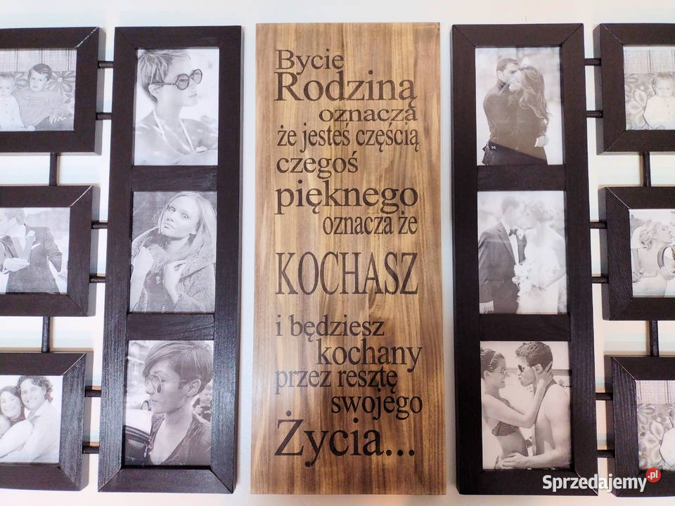 Multirama z drewna zestaw Ramek na zdjęcia 13x18 Warszawa sprzedam