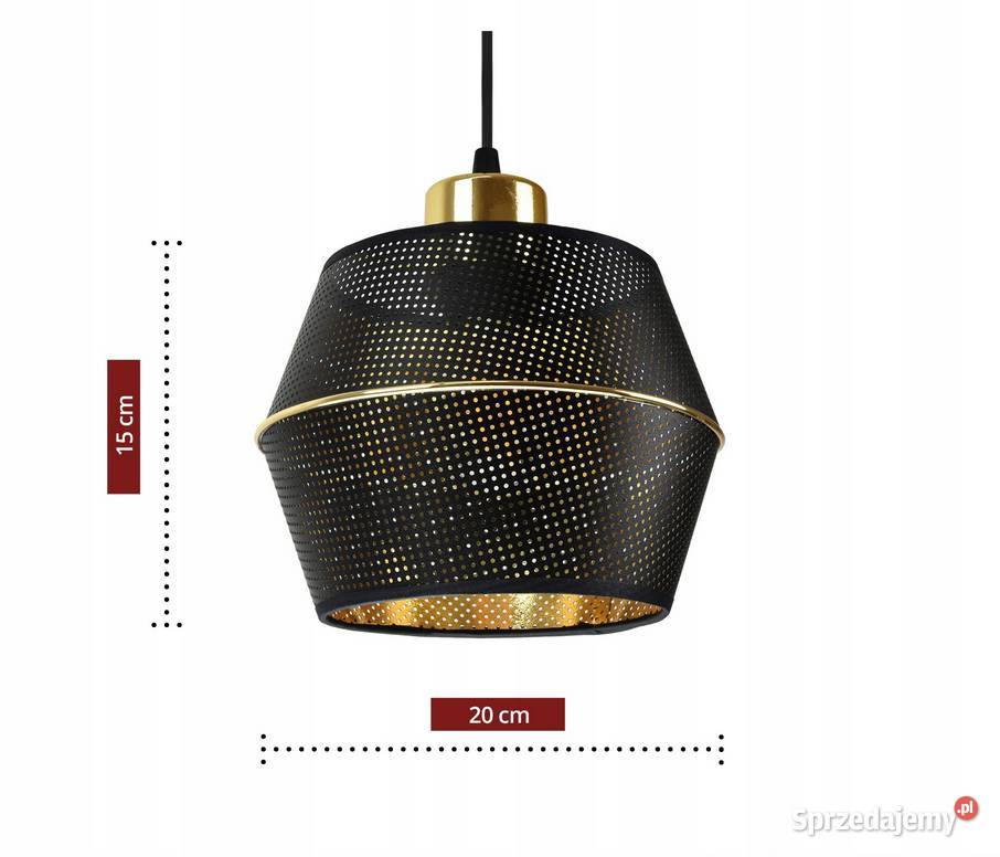 Lampa Wisząca Żyrandol Ażurowy Biały Czarny Choroszcz
