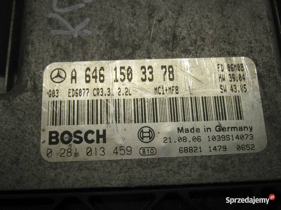 MERCEDES VITO W639 22CDI 10r komputer sterownik Kielce