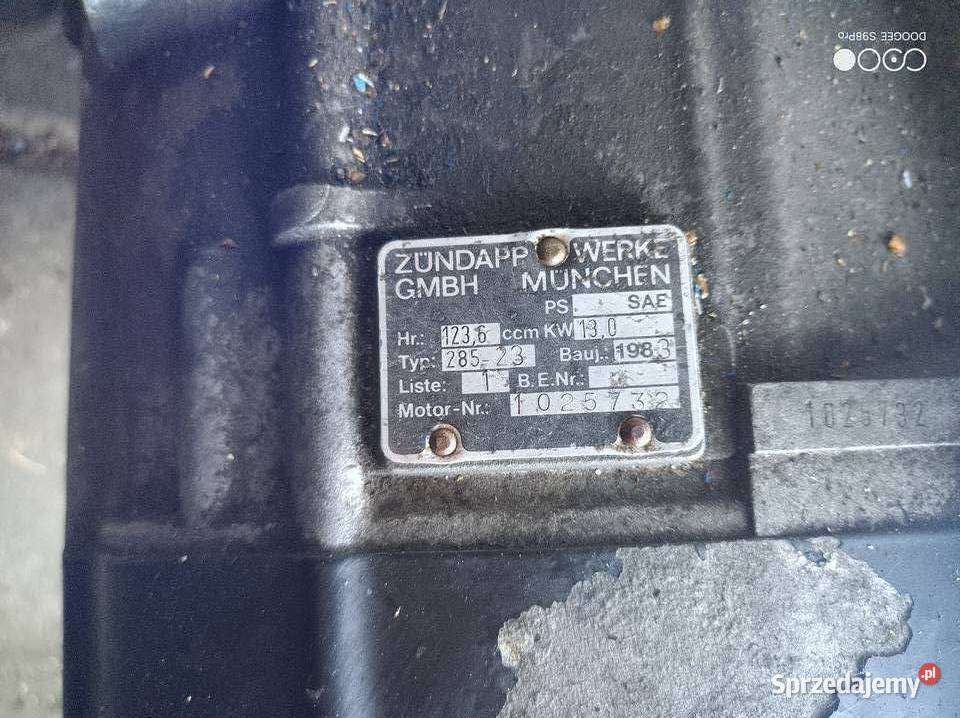 Silnik zundapp Ks 125 Nysa