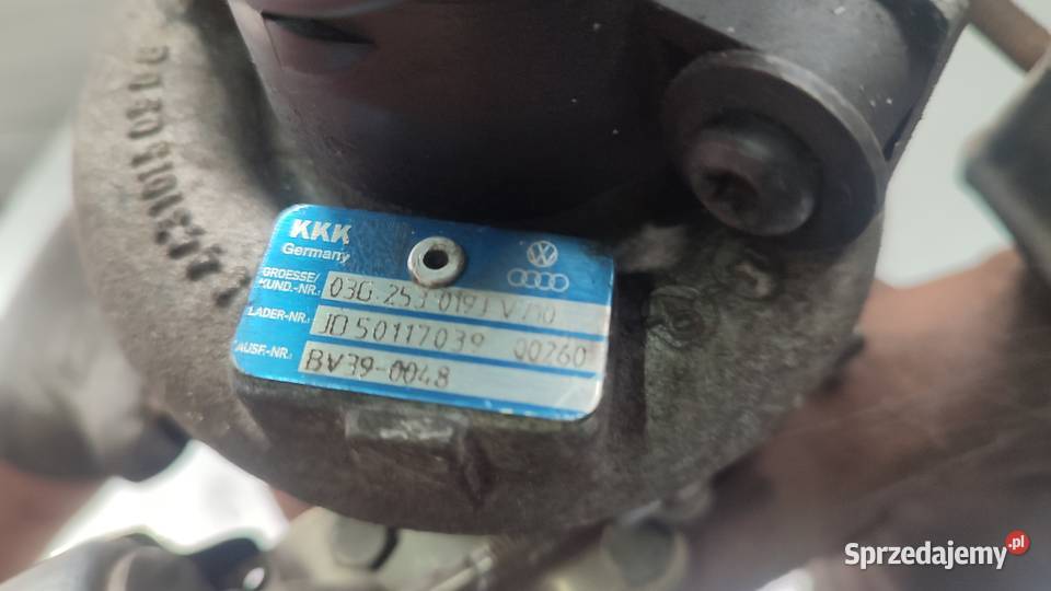 TURBOSPRĘŻARKA TURBINA VW TOURAN GOLF V CADDY Turbosprężarki świętokrzyskie