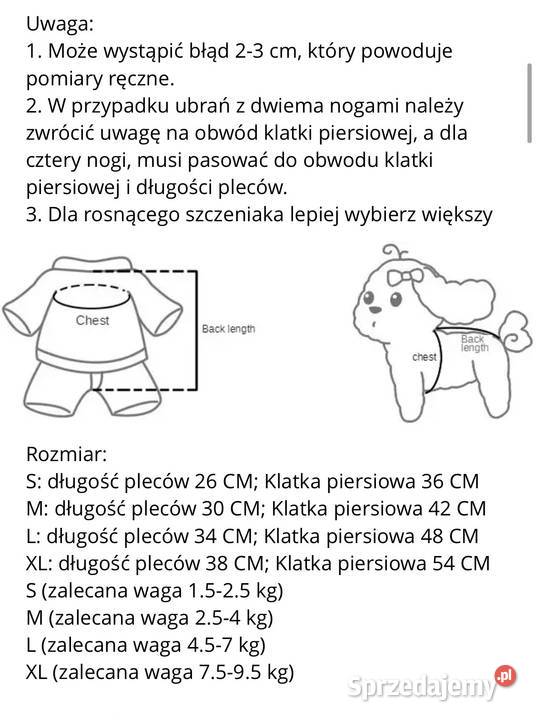 Nowa bluza ubranko ubranie psa GAP S2XL Warszawa sprzedam