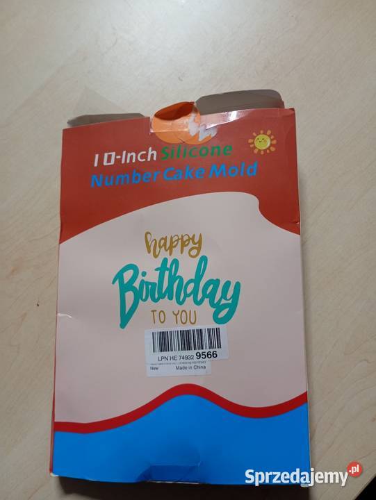 Silikonowa forma do pieczenia Cyfra 1 10 Przysucha