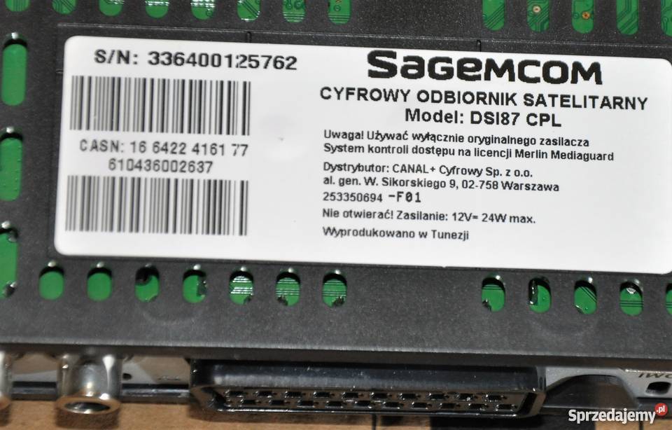 Tuner cyfrowy Cyfra NC Jelenia Góra